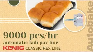 Fully Automatic Bun and Pav Production Line by Konig in India - By Autobake