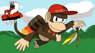 GOLDEN BANANA - A Diddy Kong Montage (Super Smash Bros. Ultimate)