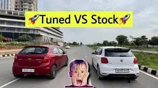 Ford Figo Tuned VS Volkswagen Polo TSI Drag Race🔥| German Wins⁉️🤥          #polo #figo #dragrace