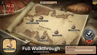 AoE2: DE - Attila the Hun Campaign Full Gameplay Walkthrough (Moderate)