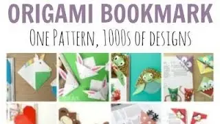 HOW TO MAKE AN ORIGAMI BOOKMARK CORNER
