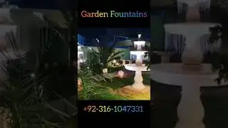 Main Door Water Fountain ⛲ | Garden Fountains 🏡 | Fountain Turtle 🐢, waterfall fountain night view