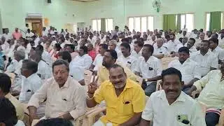 A consultative meeting on behalf of the district AIADMK in Kanchi KANCHI mavatta admk alosanai ku...