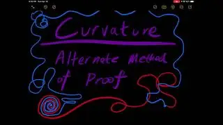 An Alternative Method to Proving Curvature Formula