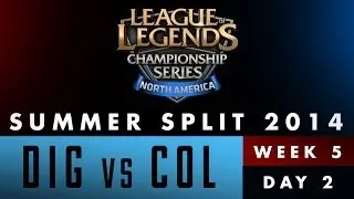 LCS NA Summer Split 2014 - Week 5 Day 2 - DIG vs COL