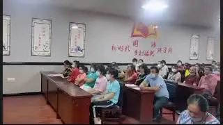 Mandatory communist party movie class for Uyghurs in occupied East Turkistan|Life under oppression.