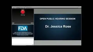 Dr Jessica Rose public comment at FDA VRB Product Advisory Committee 9-17-2021