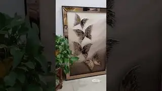 Diy mirror butterfly 🦋|art 🎨 and craft 💕#new #art #shorts #trending #youtubeshorts #viralvideo #diy