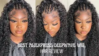 *MUST HAVE* AFFORDABLE  ALIEXPRESS FRONTAL DEEP WAVE WIG REVIEW