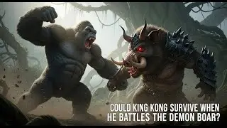 could king kong survive when he battles the demon boar