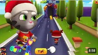 #My talking Tom run for collect the gold coins #