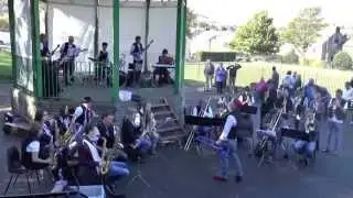 Jazz Festival Marsden Sun 12 Oct 14 2 Bandstand in the Park - Hope Bank Jazz Collective