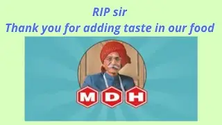 MDH Dharampal Gulati Death | Owner of MDH | Tribute to MDH owner Dharampal Gulati |