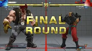 SFV~ Abigail (HungryPoongKo) vs. Sagat (Sandbag86) HD  2