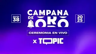 CAMPANA DE ORO 2025 x TOPIC | La ceremonia de PREMIOS a la PUBLICIDAD URUGUAYA | EN VIVO