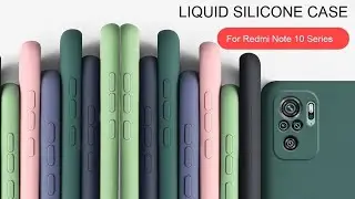 Liquid Silicone Case For Redmi note 10 Pro unboxing and review
