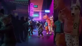 Epic Neon Dance Battle: Cats vs Dogs! #DanceOff #NeonParty