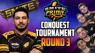 SMITEPRIME CONQUEST TOURNAMENT - ROUND 3 (ft Paul, ScaryD, QvoFred & Lasbra)