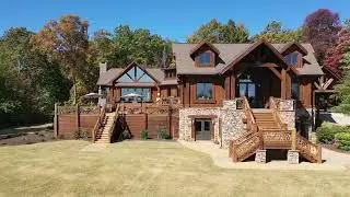 20,000 SQ FT North Georgia Compound 15 Bedrooms | Airbnb Tour of 3 Cabin Rentals Barndominium Tour