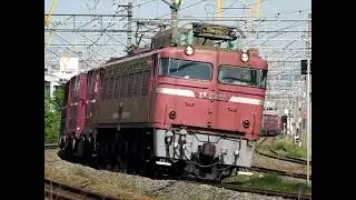 ダイヤ改正で引退となった機関車。