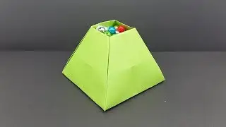 How To Make a Paper Pyramid Box - Paper Craft Idea