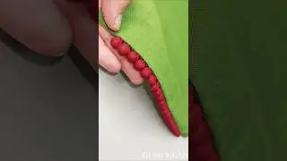 how to attach potli buttons perfectly ( easy method) #shorts