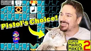My Cat Chooses My Fate in Super Mario Maker 2! Uncleared Expert #92 [SMM2]