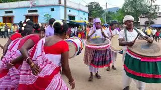 Oram Traditional dress Sailo Chain Dance.