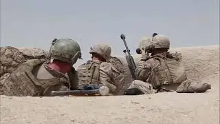 RAW Marine Scout Snipers Shoot Enemy during Operation Helmand Viper in Afghanistan