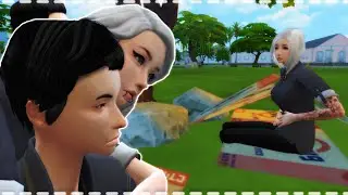 The Sims 4: Runaway Teen Couple Challenge Gameplay - Part 1 - Running away together!