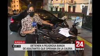 Surquillo: capturan en La Calera a tres peligrosos delincuentes