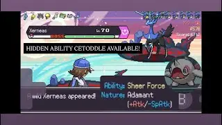 Ежедневное испытание Pok&eacute;mon Rogue (31.12.25) Босс Ксернеас | Все 50 этапов пройдены