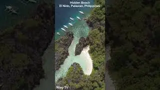 The Hidden Beach, El Nido, Palawan, Philippines. #travel #traveldestination