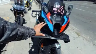 Fui de COMPRAS en la Bmw M1000rr 🔥- Se salió de Control.