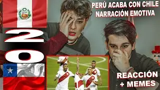 REACCI&Oacute;N PER&Uacute; VS CHILE (2-0) / ELIMINATORIAS  QATAR 2022 / GARECA Y SUS JUGADORES PONEN A SO&Ntilde;AR