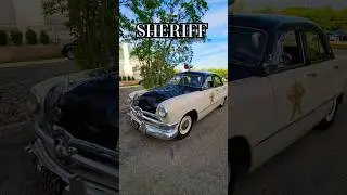 🚨Sheriff Jamey Noel 1950 Ford Flathead V8 Cop Car | Mulligans Car Show Louisville Ky #police #crime