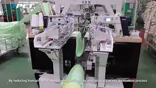 TPET丨Automatic Terry Towel Cross Cutting & Hemming Machine ET-5835-Ⅱ