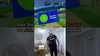 Мы делаем удар по воздуху, это 6 очков в толпу! #крикет #vrcricket #ibcricket