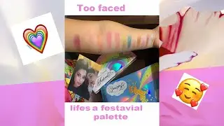 ❤️Too Faced palette❤️ ✨life's a festival limited edition✨
