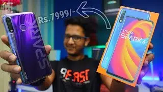 Tecno Spark 4 Unboxing & Hands On | Triple Camera , 4000 mAh Battery, PUBG Test | Hindi | Data Dock
