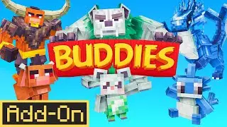 BUDDIES ADDON The Strongest Survival Companions in Minecraft Bedrock