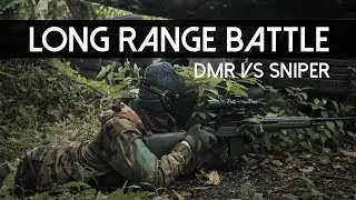 LONG RANGE BATTLE - DMR (M14) VS SNIPER (VSR 10 Wolverine HPA)