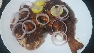 Home made pomfret fish twa fry simple and easy style