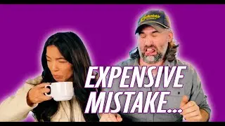 Making my Boss Try Matcha for the FIRST TIME EVER. It was not what we expected.