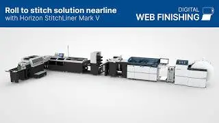 Roll to stitch solution nearline with Horizon StitchLiner Mark V | Hunkeler AG