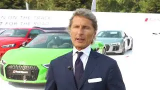 Audi Sport at The Quail   Interview with Stephan Winkelmann, CEO, Audi Sport