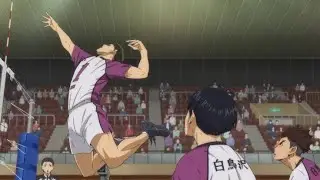 Karasuno vs Shiratorizawa Final Match Point (eng sub)