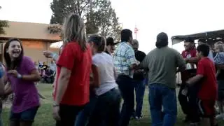 Jay and Brigid Circle Dancing with the Apache's