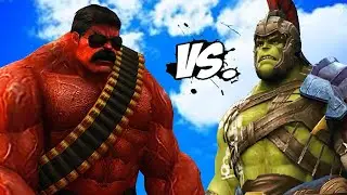 GLADIATOR HULK VS RED HULK  - Epic Battle