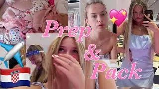 HOLIDAY PREP & PACK WITH ME✈️ CROATIA!🇭🇷